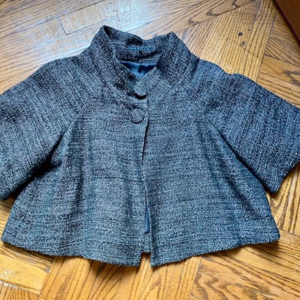 Theory Tweed Cropped Bolero Jacket (like new)